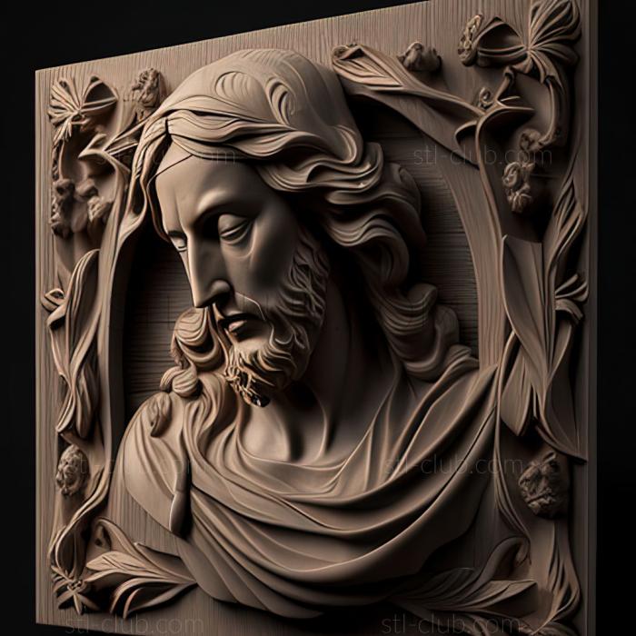 3D model st jesus (STL)